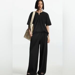 COS Pleated Elasticated Trousers size L